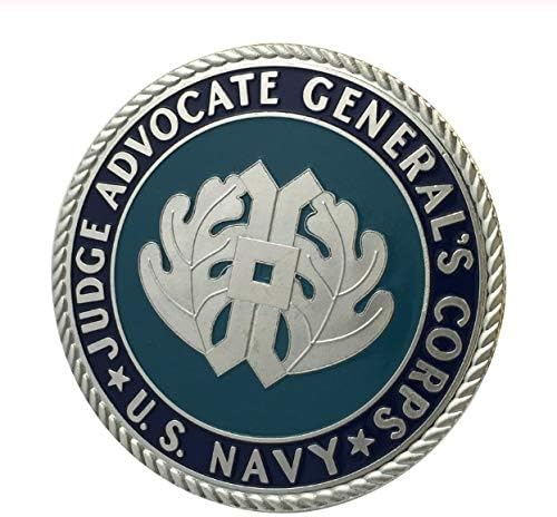 U.S. Navy USN | Judge Advocate General's Corps | JAG Corps | Silver Plated Challenge Coin