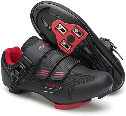 Unisex Cycling Shoes Compatible with Peloton Bike Shoes Indoor Clip in Peleton Road Bike Riding Racing Biking Shoes with Delta Cleats for Mens Womens Indoor Outdoor Bike Pedal