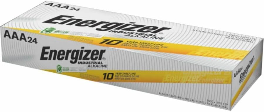 Energizer Industrial Alkaline AAA Batteries - 24 Count (Pack of 6)
