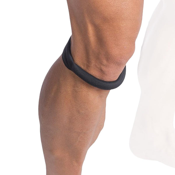 Cho-Pat Original Knee Strap, Patella Support for Runner’s Knee, Jumper’s Knee, Osgood Schlatter’s, and Chondromalacia, Black, Medium