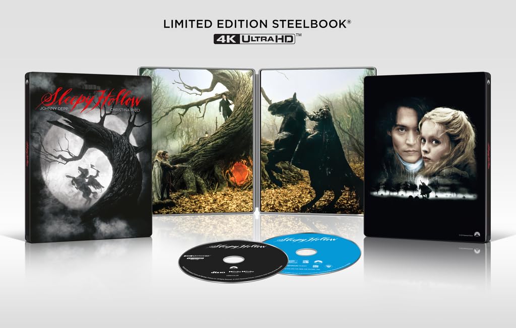 Sleepy Hollow 25th Anniversary [4K UHD Steelbook + Blu-Ray + Digital Copy]