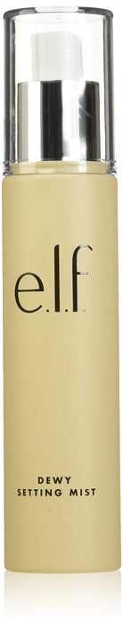 e.l.f. Dewy Setting Mist Hydrating, Luminizing, Long Lasting Sets Makeup, Conditions Coconut Infused 2.7 Fl Oz