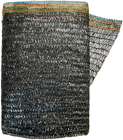 55% Shade Cloth for Garden, Sunblock Mesh UV Resistant Net for Vegetables Flowers Greenhouse Raised Bed, Plant Shade Cover from Sun, Black (6.5X10 FT)