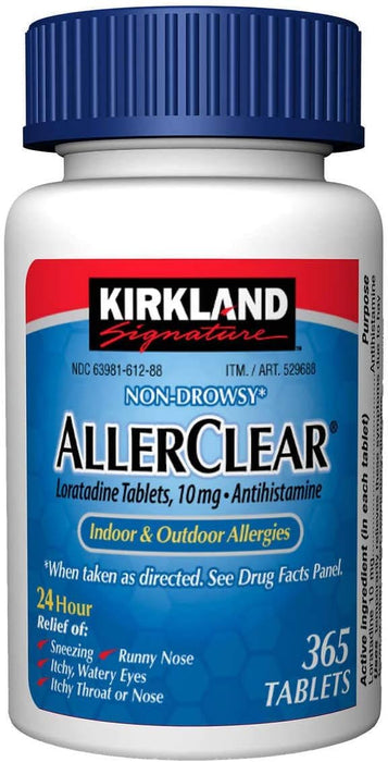 Kirkland Signature AllerClear, 365 Tablets (2 Pack)