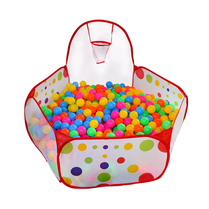 Retros Market Ball Pit Play Tent with Basketball Hoop for Kids Toddlers Outdoor Indoor Play 4 Ft/120CM (Balls Not Included)