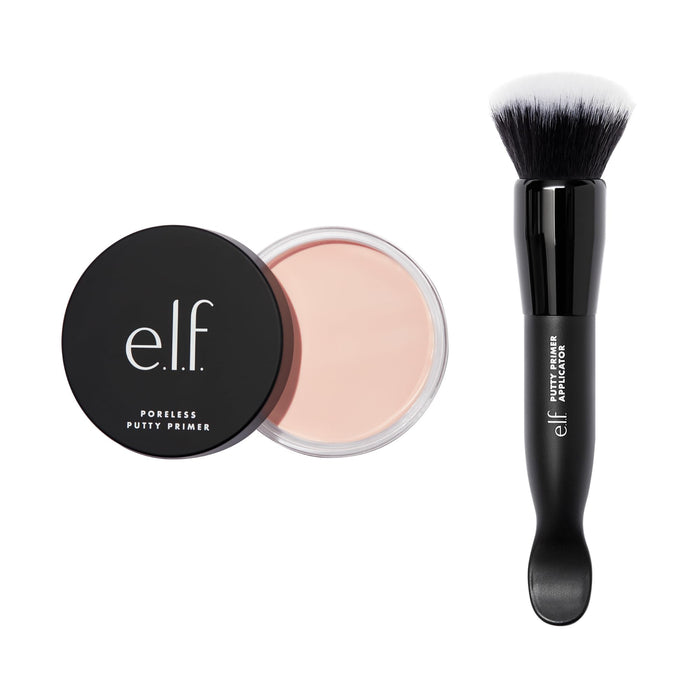 e.l.f. Poreless Putty Primer & Brush Duo, Set of 2, Includes Primer & Brush & Applicator