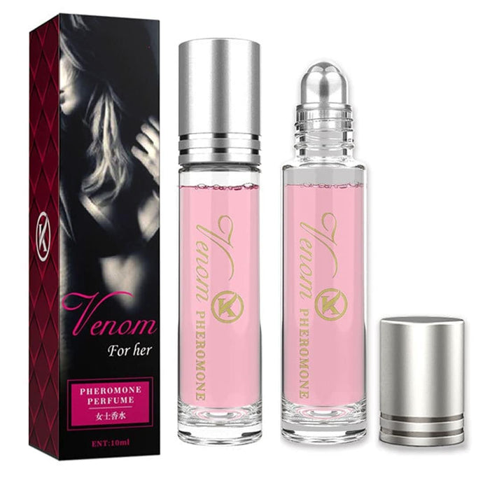 Venom Women Pheromone Perfume - Long-lasting and Addictive Personal Roll-on Pheromone Perfume Oil Fragrance - Cologne for Women to Attract Men (Pack of 2)