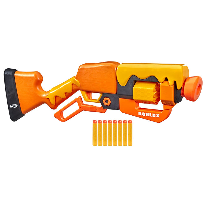 Retros Market Roblox Adopt Me!: Bees! Lever Action Dart Blaster, Rotating 8-Dart Drum, 8 Elite Darts, Code to Unlock in-Game Virtual Item