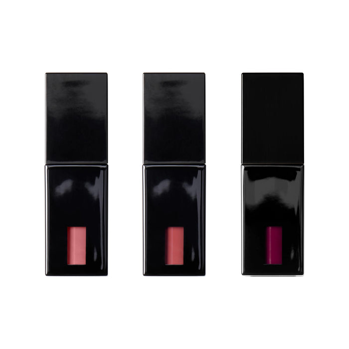 e.l.f. Glossy Lip Stain Trio, Set of 3, Includes Pinkies Up, Power Mauves & Berry Queen