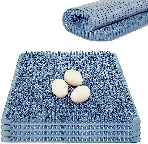 4PCS Washable Chicken Nesting Pads for Laying Eggs, Silicone Nesting Pads for Chicken Coop, Chicken Nesting Box Pads, Chicken Coop Accessories