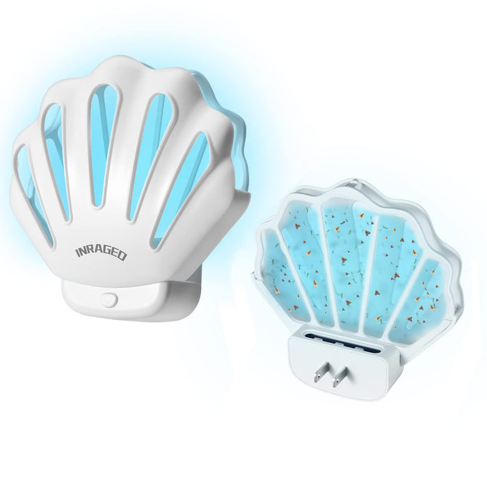 Flying Insect Trap HU002 Plug-in Fly Trap Indoor, Electric Bug Killer Indoor Gnat Catcher Fly Tapper with Night Light UV Attractant Catcher for Bedroom, Kitchen, Office (1 Pack, White)GET 20% OFF STOREWIDE!