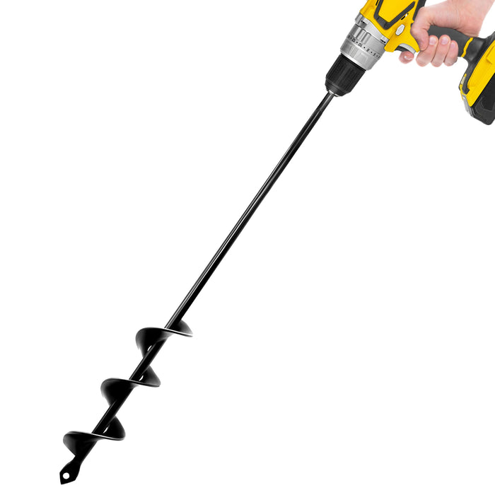 SORANGEUN Auger Drill Bit for Planting - 1.6" x 16.5" Plant Auger for Cordless Drill - Bulb Planter Tool for Bulbs Planting&Holes Digging - 3/8" Hex Drive Drill
