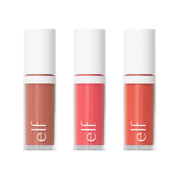e.l.f. Camo Liquid Blush, Set of 3, Includes Dusty Rosé, Pinky Promise & Coral Crush