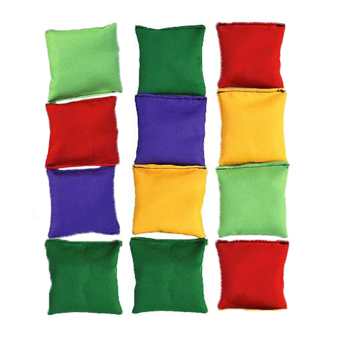 Retros Market 12 Pack 2inch/5cm Nylon Bean Bags Children Family Adults Outdoor Yard Games Bean Bag Toss Carnival Toy Bean Bag Toss Game