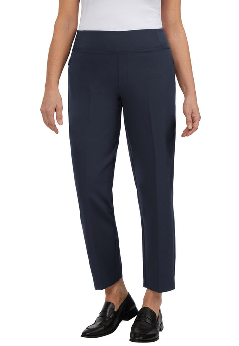 KIRKLAND Signature Women's 4-Way Stretch Ankle Pants (US, Alpha, Medium, Regular, Regular, Navy)