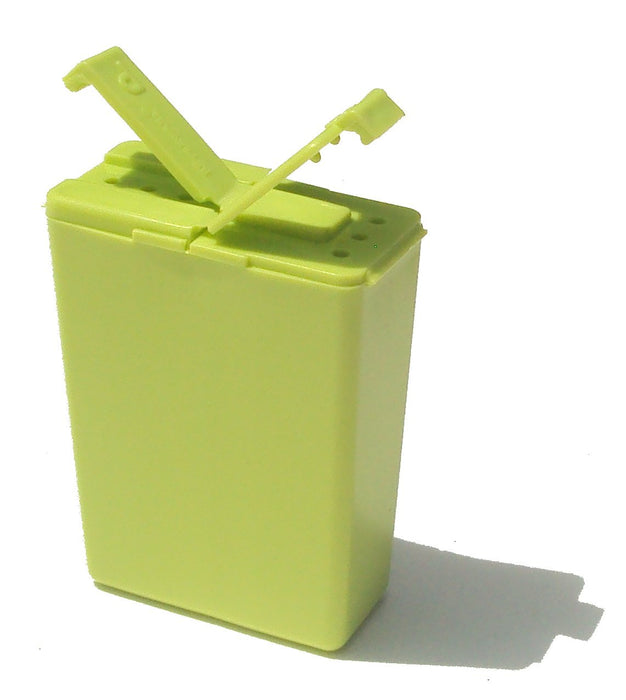 Tupperware Personal Salt and Pepper Shaker Pocket Size Wasabi Green