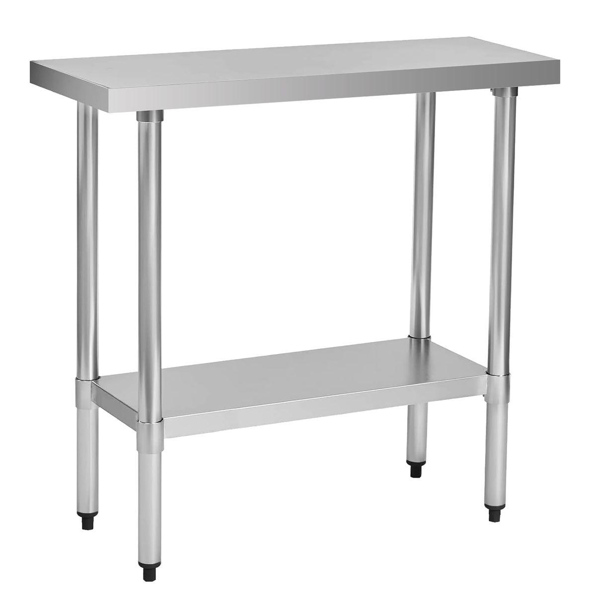 Okeyolive Stainless Steel Work Table 18 x 36 Inch, NSF Commercial Prep ...