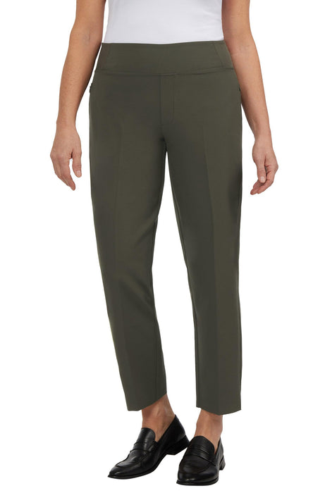 KIRKLAND Signature Women's 4-Way Stretch Ankle Pants (US, Alpha, Medium, Regular, Regular, Green)