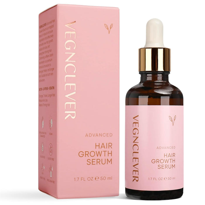 Hair Growth Serum for Women, Veganic Natural Hair Growth Oil - 100% Vegan Hair Regrowth Serum, Gro Hair Serum for Hair Loss, Hair Thickening Products for Women, 50ML
