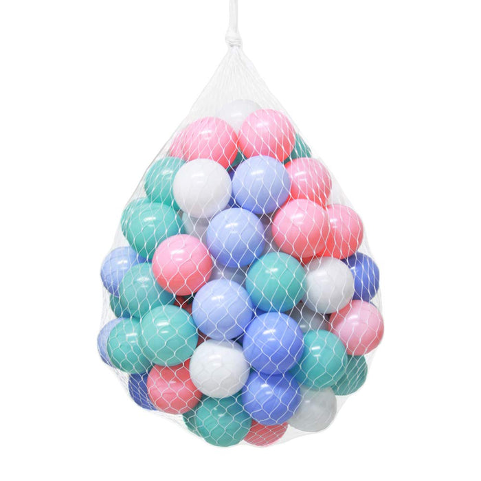 Retros Market Soft Pit Balls, Chemical-Free Crush Proof Plastic Ocean Ball, BPA Free with No Smell, Safe for Toddler Ball Pit/Kiddie Pool/Indoor Baby Playpen (50 Balls, Mix - Pastel)