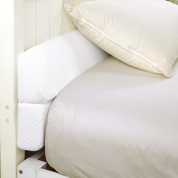 MABOZOO Pillow Wedge for Headboard Gap,White Bed Wedge Gap Filler King Size,Foldable Bed Wedge Pillow for Headboard,Foam Mattress Gap Filler,76"x6"x6"