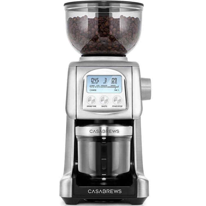 CASABREWS Tornado Electric Conical Burr Coffee Grinder, 77 Precision Grind Settings for Espresso to French Press, Special for Barista and Coffee Lovers