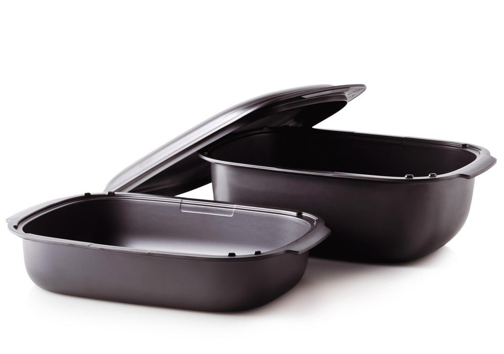 TUPPERWARE UltraPro K33 Ultra 8276 Combination Baking Dish 3.5 L + 2.0 L + 1 Lid