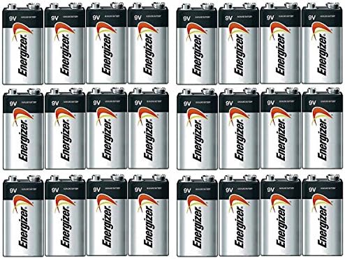 Energizer Max Alkaline 9 Volt, 24 Pack