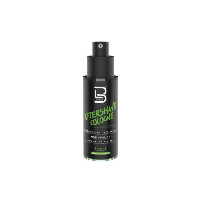 L3 Level 3 After Shave Spray Cologne - Softens Skin - Refreshes and Relieves Face and Skin - Moisturizing Formula Level Three After Shaving (Fresh - Small) 3.38 floz/100 ml