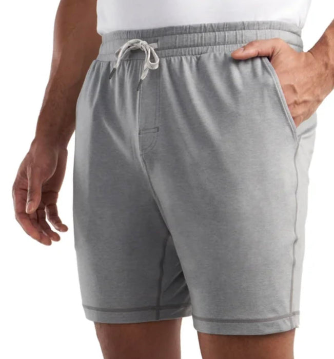 KIRKLAND Signature Men's Moisture Wicking Lounge Short (US, Alpha, Small, Regular, Regular, Gray)