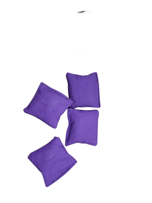 3" Purple Mini Cornhole Bags Replacement bags set of 4