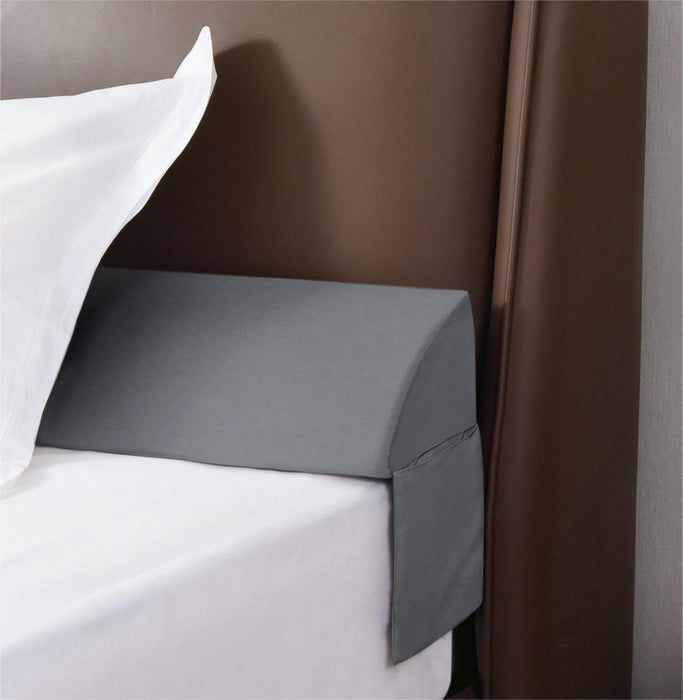 Vekkia King Bed Wedge Pillow for Headboard/Headboard Pillow/Bed Gap Filler/Pillow Wedge for Headboard Gap0-3.5",Close Gaps Between Mattress and Headboard(Gray 76"x6.5"x4.5")