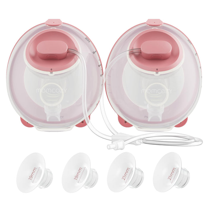 Momcozy Original V1 Pro/V2 Pro Breast Pump Replacement Accessories,Milk Collection Cups Only for Momcozy V1 Pro/V2 Pro, 2 Pack