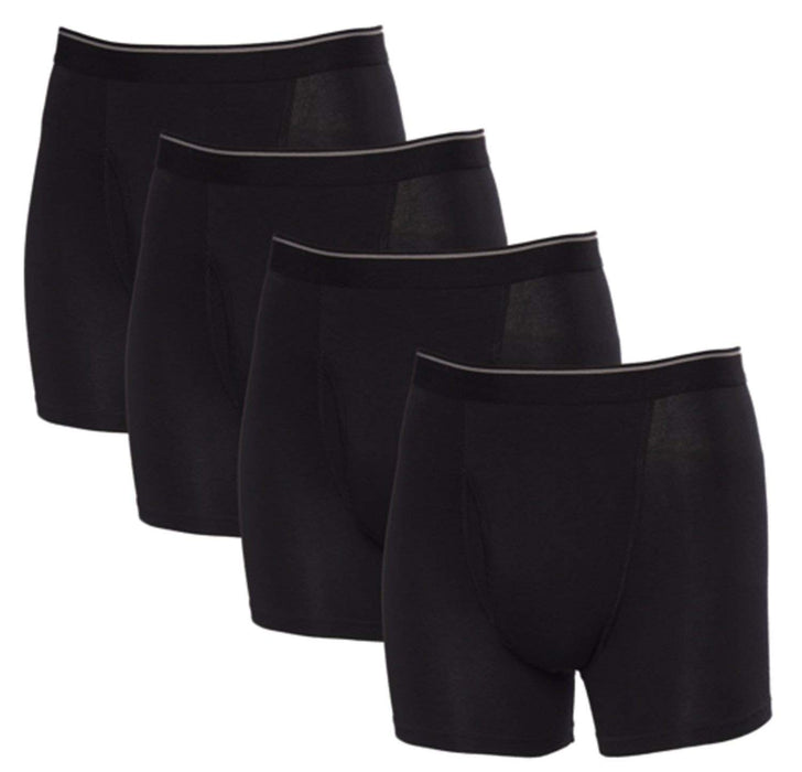 Kirkland Signature Men's Boxer Brief, 4-Pack - Black-Gray 2X-Large