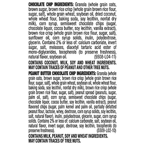 Quaker Chewy Granola Bars, 25% Less Sugar, 2 Flavor Variety Pack, (18 Pack)