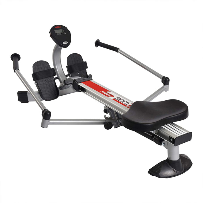 Stamina BodyTrac Glider 1050 Hydraulic Rowing Machine with Smart Workout App - Rower Workout Machine with Cylinder Resistance - Up to 250 lbs Weight Capacity