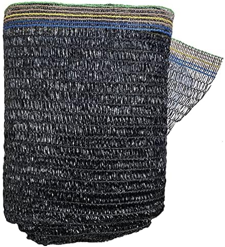 55% Sunblock Shade Cloth Cover Mesh UV Resistant Net for Garden Flower Plant Greenhouse, Black (6.5 x 10 FT)