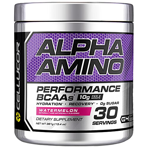 Cellucor Alpha Amino EAA & BCAA Powder | Branched Chain Essential Amino Acids + Electrolytes | Watermelon | 30 ServingsGET 20% OFF STOREWIDE!