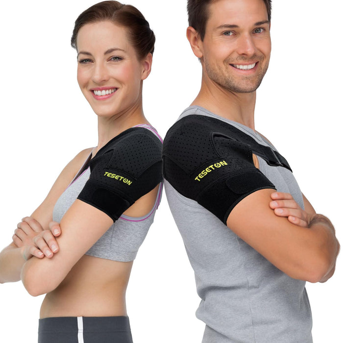 TESETON Shoulder Brace for Men and Women, Shoulder Compression Sleeve for Pain Relief, Rotator Cuff Support Brace