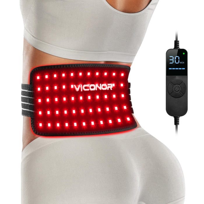Red Light Therapy Belt for Body, Infrared Light Therapy, 660nm &850nm 3-in-1 LED Bead, Pain Relief, red-Light Therapy for Dogs, Shoulder, Back, Knee.Improve Joint Inflammation,