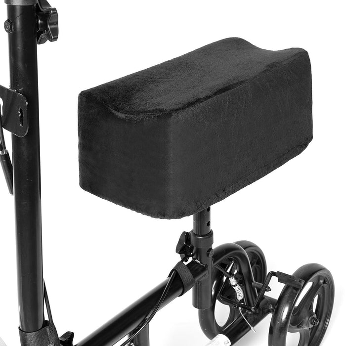JOYTUTUS Knee Scooter Cushion Cover, Knee Scooter Pad for Comfort, 2.36" Thick Memory Foam Cushion Knee Walker Accessories with Removable Cover