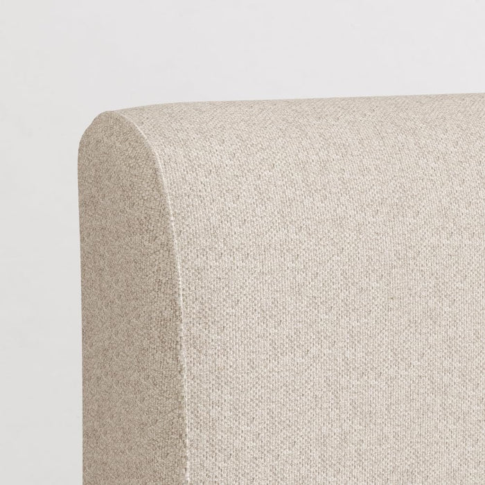 Nectar Upholstered Headboard - Queen - Linen - Attachable to Bamboo Bed Frame (Sold Seperately) - Easy Tool Free Set Up - Contemporary and Durable