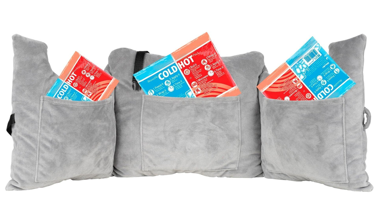 MOYOAMA Post Mastectomy Pillow - Recovery After Breast Cancer Surgery, Breast Augmentation - Lightweight Post Surgery Pillow with 4 Built-in Pockets to Support Healing - Breast Cancer Gifts for Women