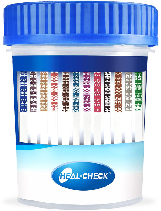 6 Pack Multi Drug Urine Test Cup 12 Panel with Temperature Strip,Testing 12 Different Drugs,Instant Multi Panel Drug Screening Test Kit