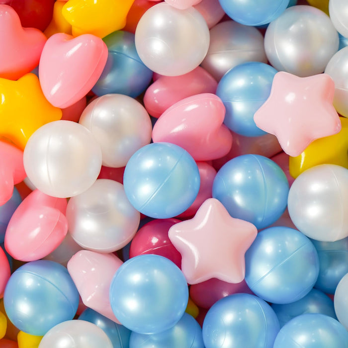 Retros Market Ball Pit Balls - Phthalate Free BPA Free Pack of 50 - Non-Toxic Durable and Safe, Candy Color Balls