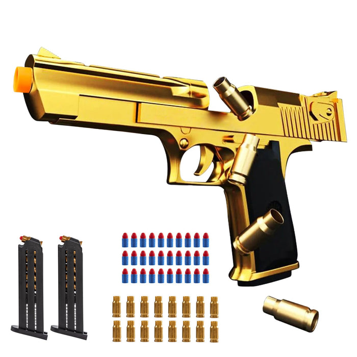 Retros Market Toy Gun, Educational Toy Model, EVA Safety Foam Soft Bullet, Toy Foam Shock Wave Soft Bullet Game Gun, Non-Aggressive Children'sToy Holiday Surprise, Toy Guns for Boys 8-12