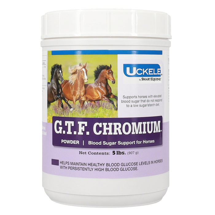 Uckele by SmartEquine GTF Chromium® Powder | Horse Metabolic Supplements, Supports Metabolic Function | 5 lb Bucket