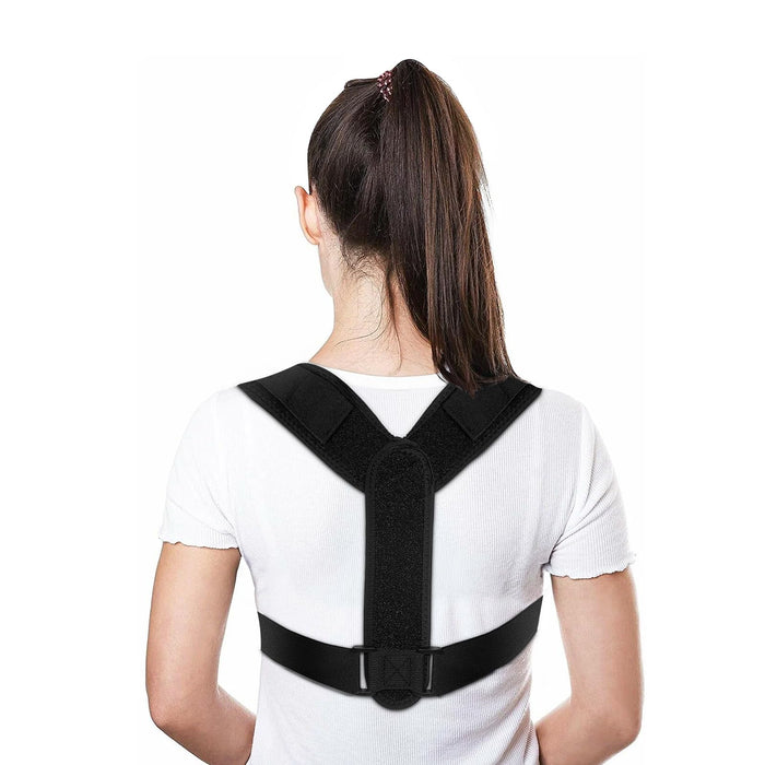sundpik Posture Corrector for Women & Men, Adjustable Back Brace, Upper Spine Support, Hunchback Straightener, Back, Lumbar, Shoulder, Neck and Clavicle Pain Relief Support