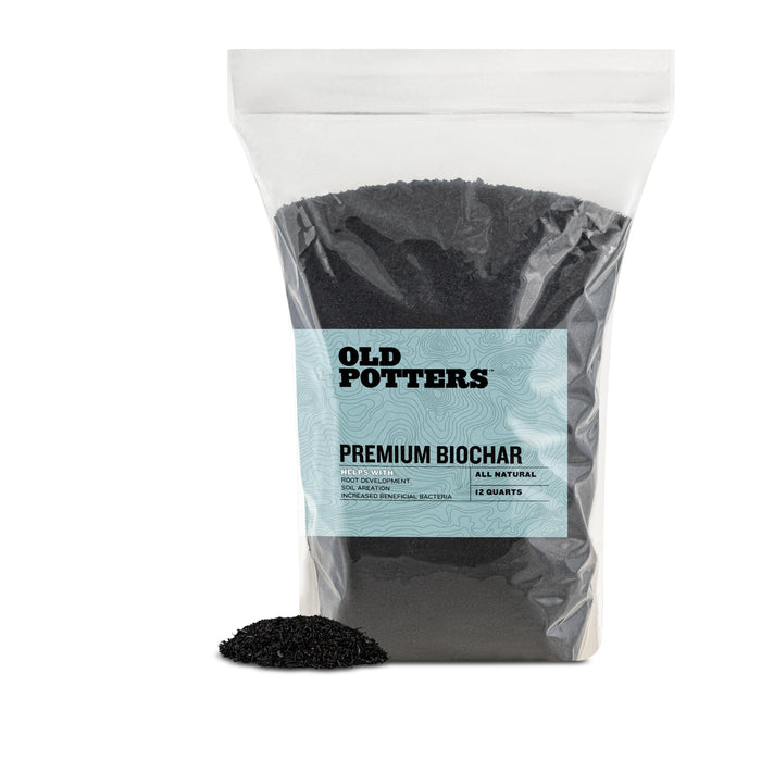 Premium Biochar Soil Enhancer – 100% Organic Charcoal Amendment for Improved Soil Health and Plant Growth (12 Quarts)