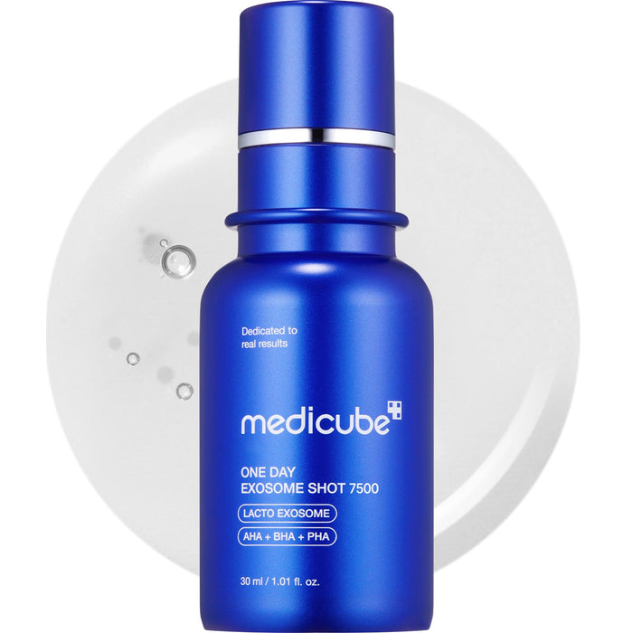 Medicube Zero Exosome Shot 7,500 PPM Spicule Facial Serum | Liquid Skin Booster Serum | Exosome, AHA+BHA+PHA | Pore Care, Dead Skin Cells, Skin Texture | Korean Skin Care 1.01 fl.ozGET 20% OFF STOREWIDE!